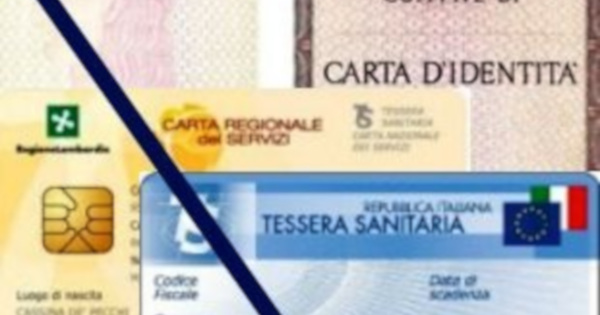 Carta Didentità Tessera Sanitaria Identità Digitale E